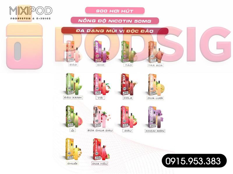 Khám phá về cấu tạo của pod dùng 1 lần