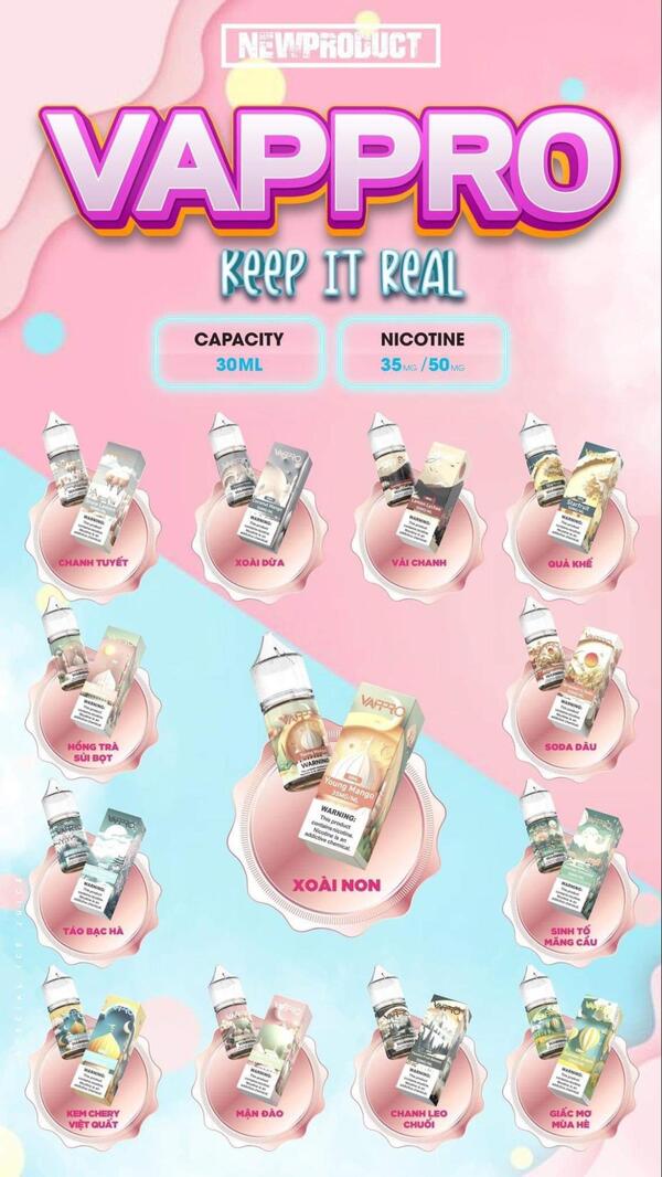 Vappro Juice Saltnic