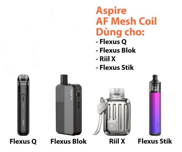 Pack Occ Aspire cho Series Rill X – Series Flexus