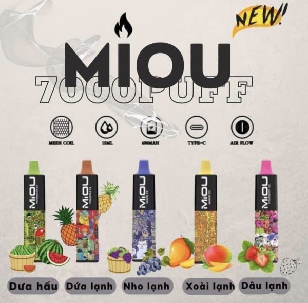 MiOU V2 7000 Hơi