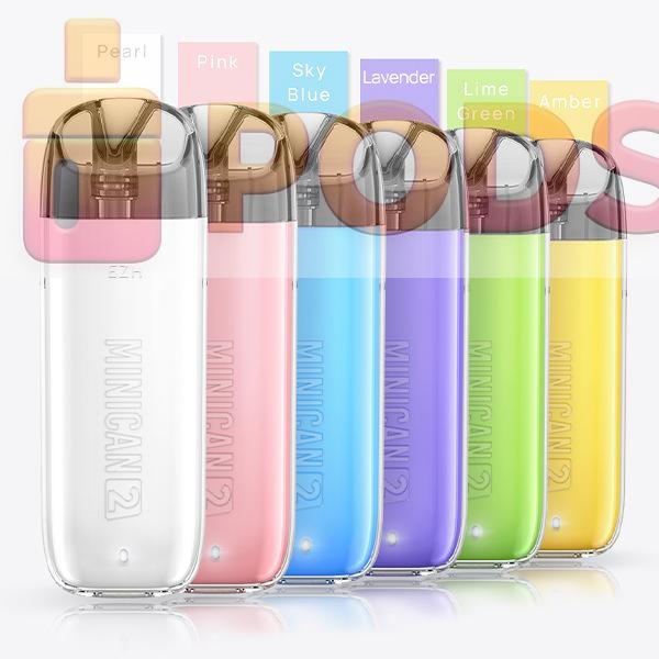 Pod mini ASPIRE Minican 2 Kit với nhiều màu sắc trẻ trung