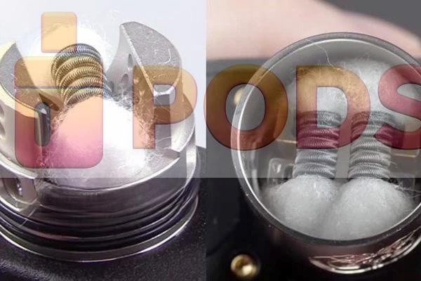 Build coil chưa đúng khiến pod hút không lên khói