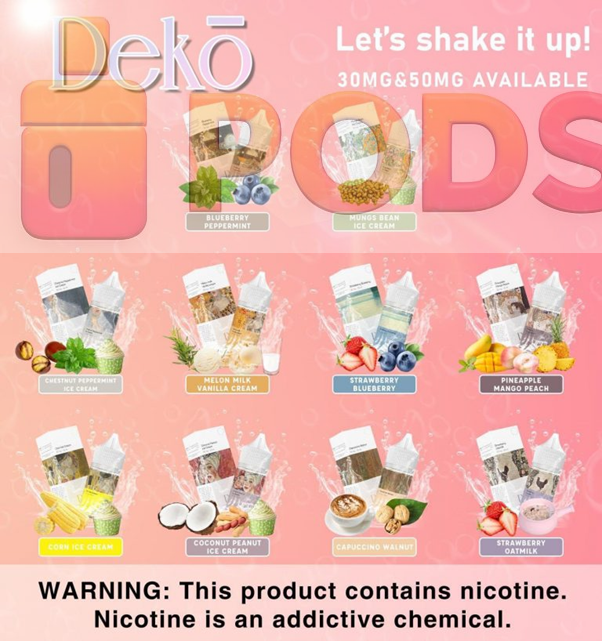 Tinh dầu DEKO Juice Saltnic 50MG