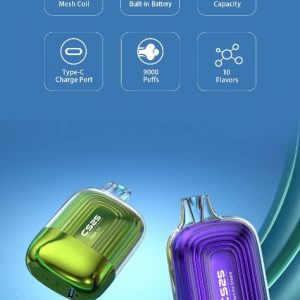 CS25 9000 Hơi - Pod 1 dùng Lần Có Sạc - Chính Hãng