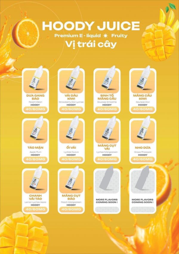 HOODY JUICE 10ML - 40/60MG