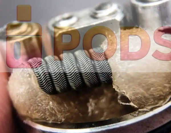 Nén bông quá chặt cũng khiến bạn có cảm giác khé cổ khi hút pod