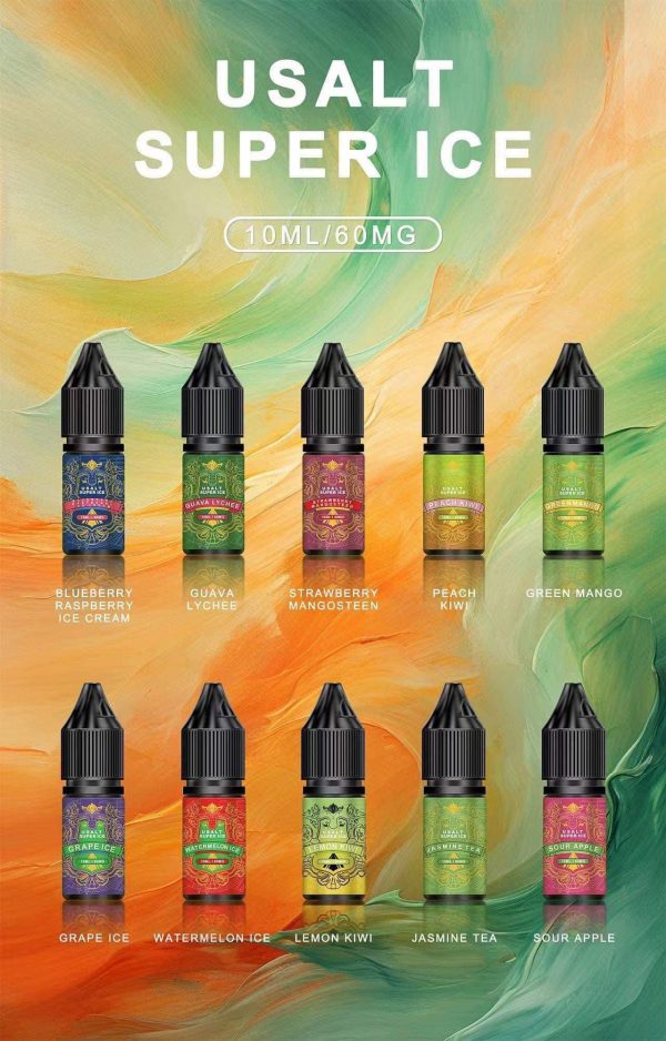 Tinh dầu Usalt Super Ice Juice 10ml/60MG - Chính Hãng giá rẻ