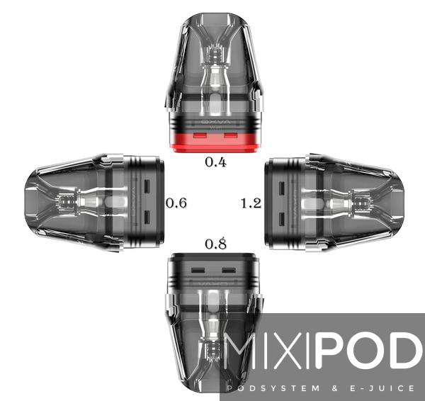 Dung tích đầu pod rất đa dạng