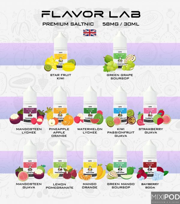 Tinh dầu ONFE Flavor Lab Juice 58MG - 12 Vị Đến từ Mỹ