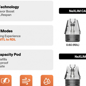 Đầu Rỗng Oxva NeXLIM 40w - Chính Hãng - Giá Rẻ Nhất