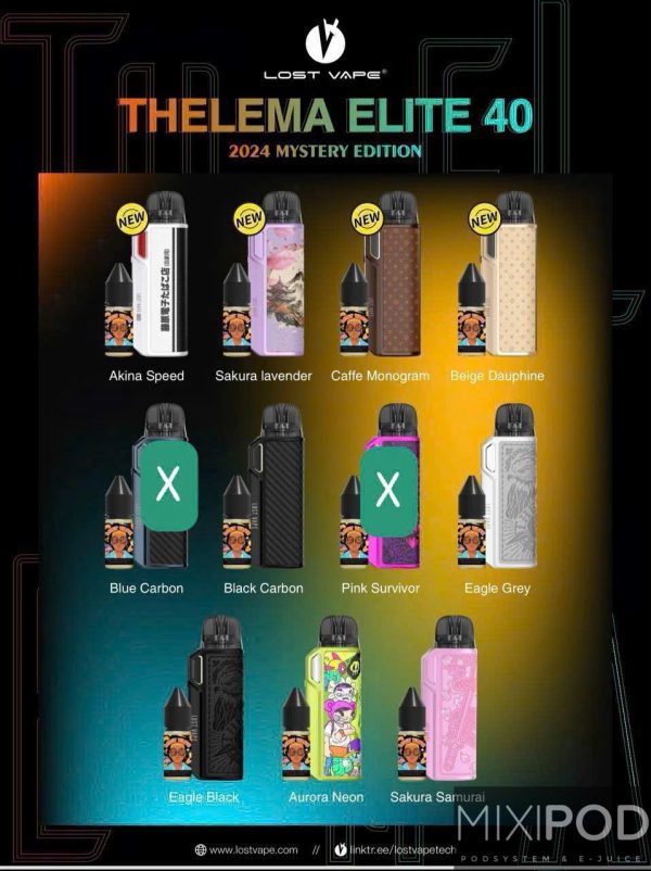 Lost Vape Thelema Elite 40W Pod Kit - Chính hãng, Đủ màu giá rẻ