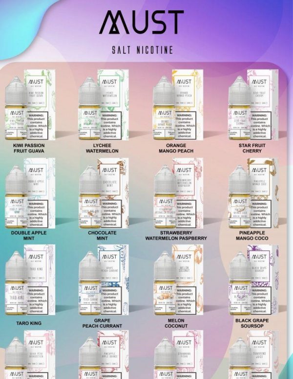 Tinh dầu MUST JUICE 35/55MG - Hương vị E-LIQUID đến từ Anh Quốc